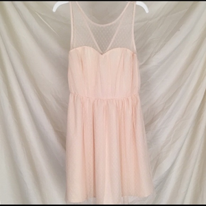 Pins and Needles Sweetheart‎ Pink Layered Dress